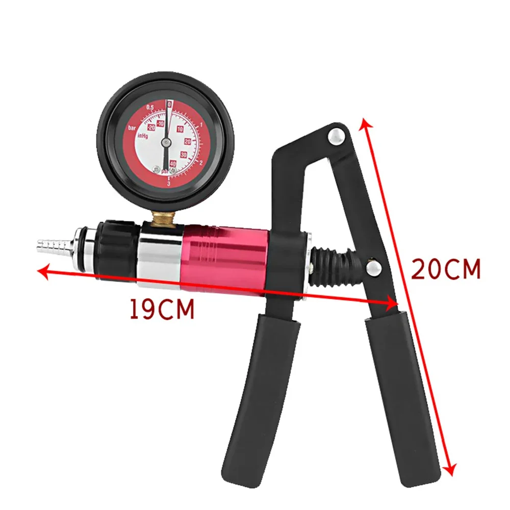 2 In 1 Hand Held DIY Brake Fluid Pressure Pump Vacuum Pump Pressure Tester Tester Kit Hand Held Vacuum Pump Brake Bleeder Set