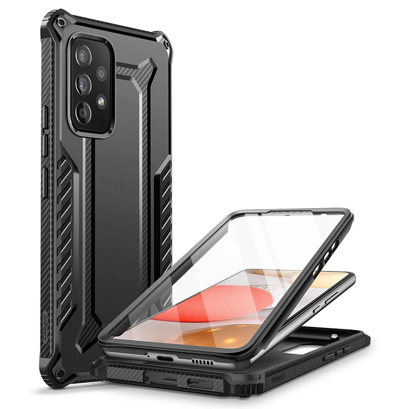 CLAYCO Xenon For Samsung Galaxy A33 5G Case 6.4 inch 2022 Release Full-Body Rugged Cover With Built-in Screen Protector