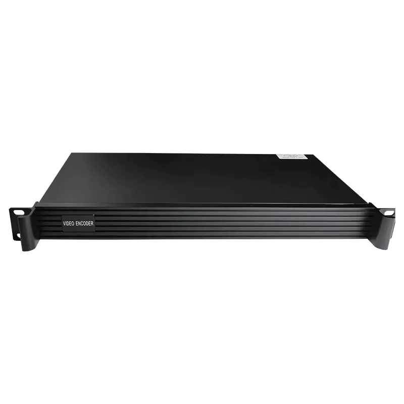 1U Rack 4-Channel SDI H.265 H.264 Streaming for  SRT Encoder with SDI Loopout for Radio and TV Broadcasting Equipment