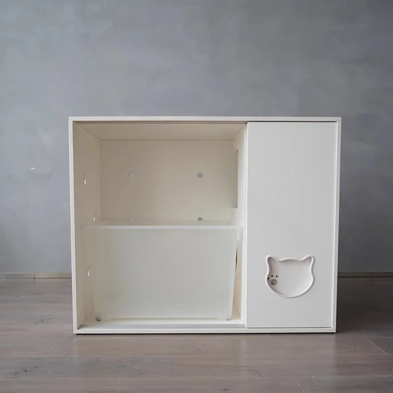 Scientific toilet series, oversized toilet, suitable for Maine puppets, deodorizing closed multi-entrance cat litter box