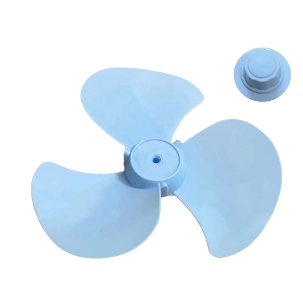 3 Leaves Plastic Fan Blade With Nut Cap For 12-inch Table Fans And Floor Fans Electric Fan Accessories