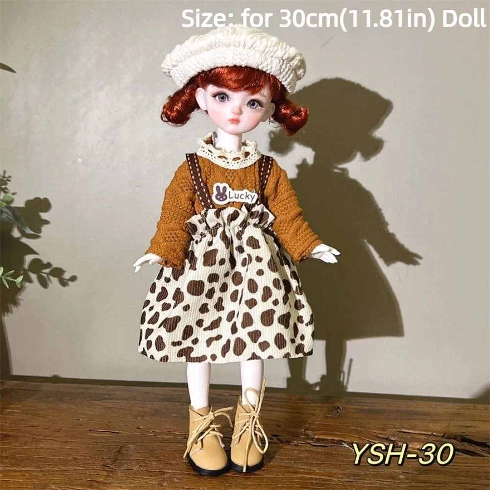 แฟชั่นอินเทรนด์ 30 ซม. เสื้อผ้าตุ๊กตา น่ารัก ลำลอง 1/6 ชุดตุ๊กตา BJD ชุดอุปกรณ์เสริมตุ๊กตาสวย (ไม่มีตุ๊กตาและรองเท้า)