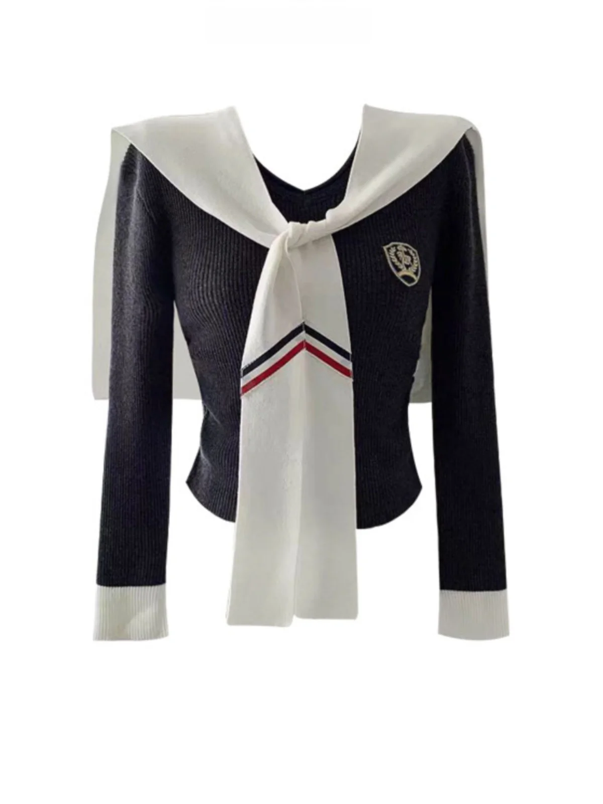 

Женский шерстяной свитер London Magic Girl V-Ne, вязаный, осенне-зимний, базовый, для ношения под одеждой, модный топ