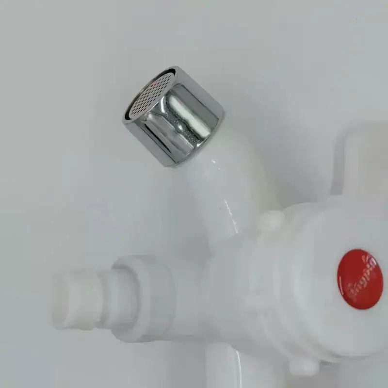 Faucet Double Outlet Dual Control Water Tap Home Bathroom Hose Irrigation Fitting Plastic Connector 1/2