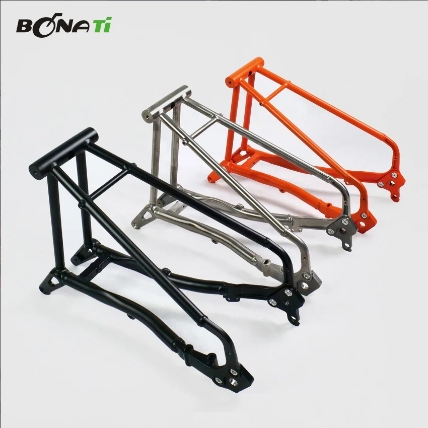 

Титановый сплав, 3D-печатная задняя рама для велосипеда, треугольная рама для Brompton G Line
