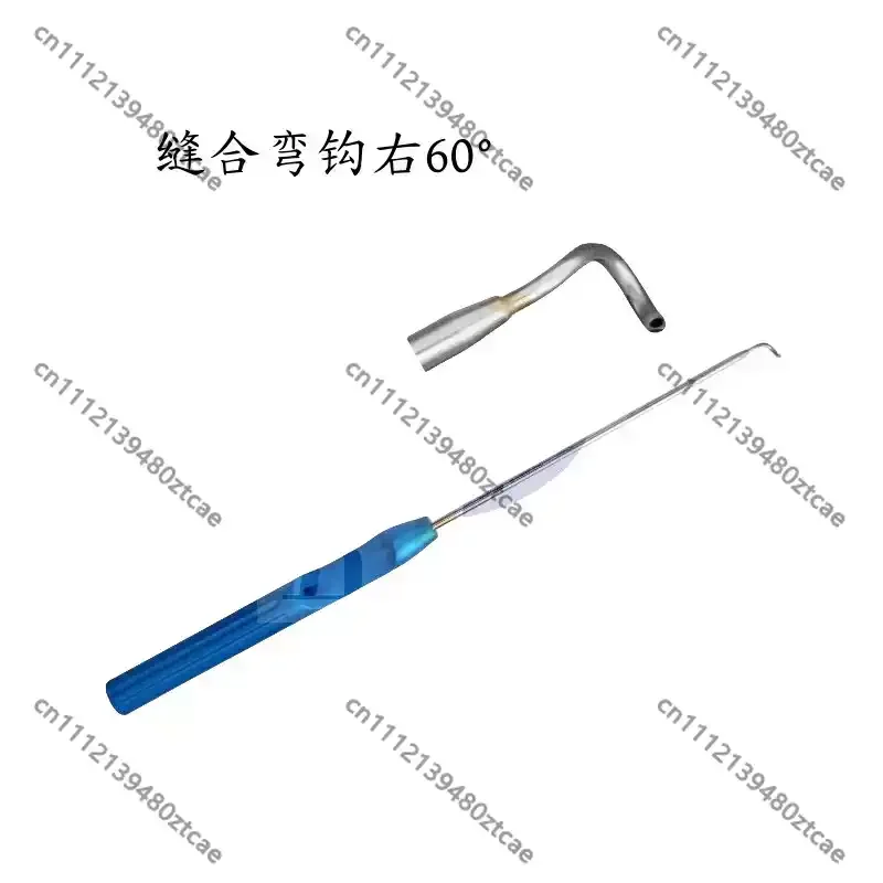 Medical Orthopedic Shoulder Arthroscopy Suture Passer Curved Hook Tool For Rotator Cuff Surgery Sports Medicine Operation