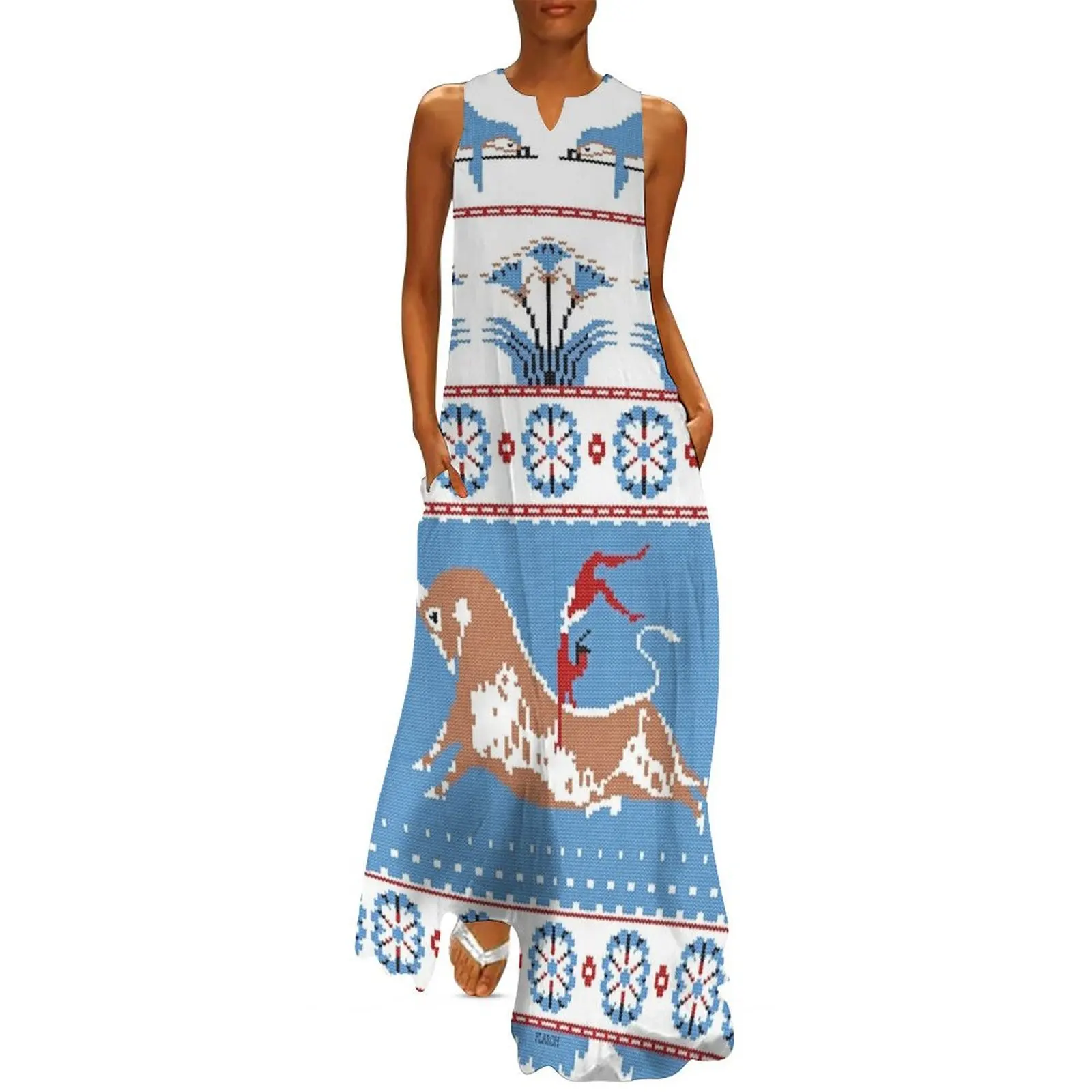 Ancient Knits - Minoan Long Dress birthday dresses for women Dress for pregnant women evening dress