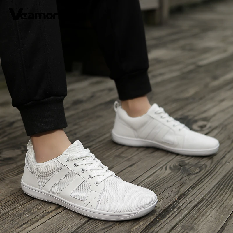 Minimalist Barefoot Shoes Unisex Light Breathable Wide Toe Sneakers Non-slip Men's Running Shoes Outdoor Casual Walking Shoes