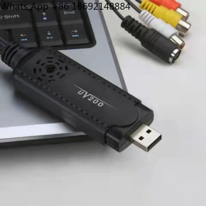 UV200 USB video capture card AV capture, with set-top box, computer video recorder, alternative