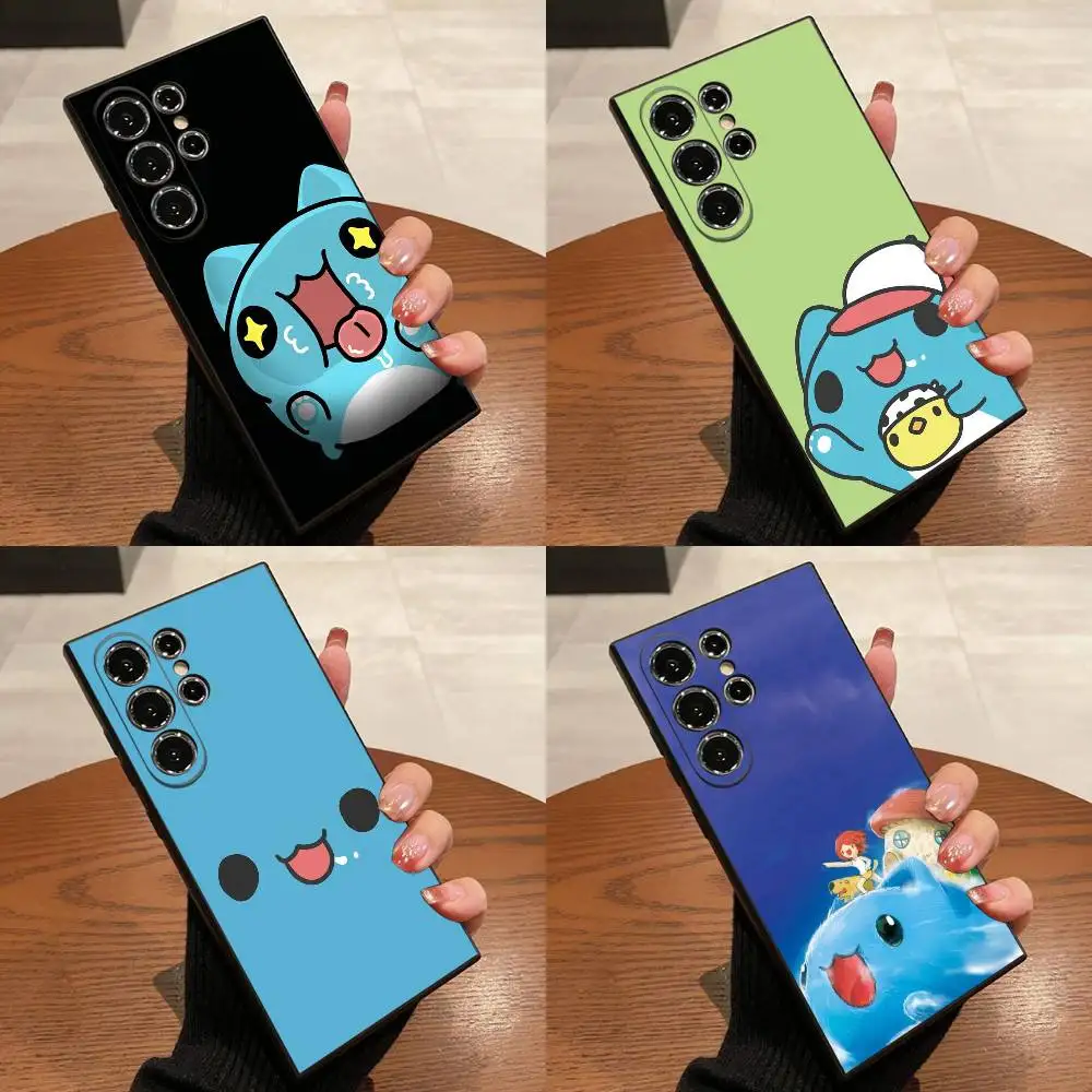 

B-BugCat C-Capoo Cat Cute Phone Case For Samsung S22,S24,S20,S25,S23,S30,S21,Ultra,Plus,5G ,Fe,Lite Black Cover