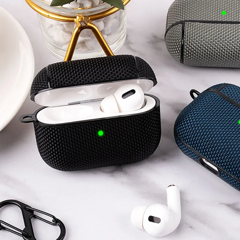 Caso do fone de ouvido para airpods pro 2 3 1 caso para airpod pro 2 3 usb c funda duro pc capa de náilon para air pods pro airpods3 caso gancho
