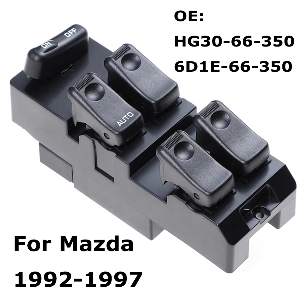 HG30-66-350 Hg3066350 6d1e-66-350 Autoaccessoires Voor Mazda 1992-1997 626 929 Elektrisch Bedieningsknop Voor Raamschakelaar