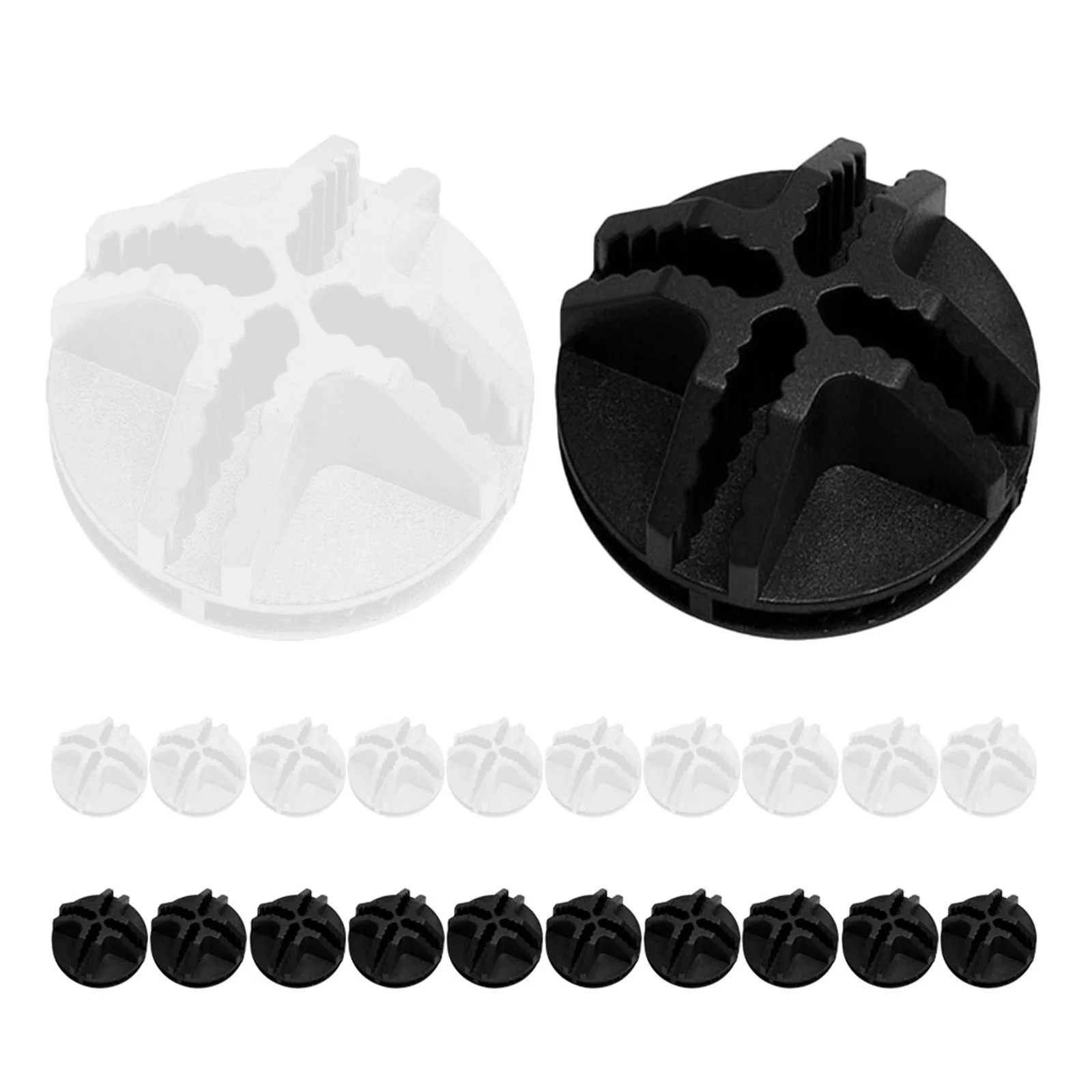 

30Pcs Plastic Cage Connectors Reliable DIY Playpen Fixed Buckles for Pet Fence Shelving Assembly Closet Organizer