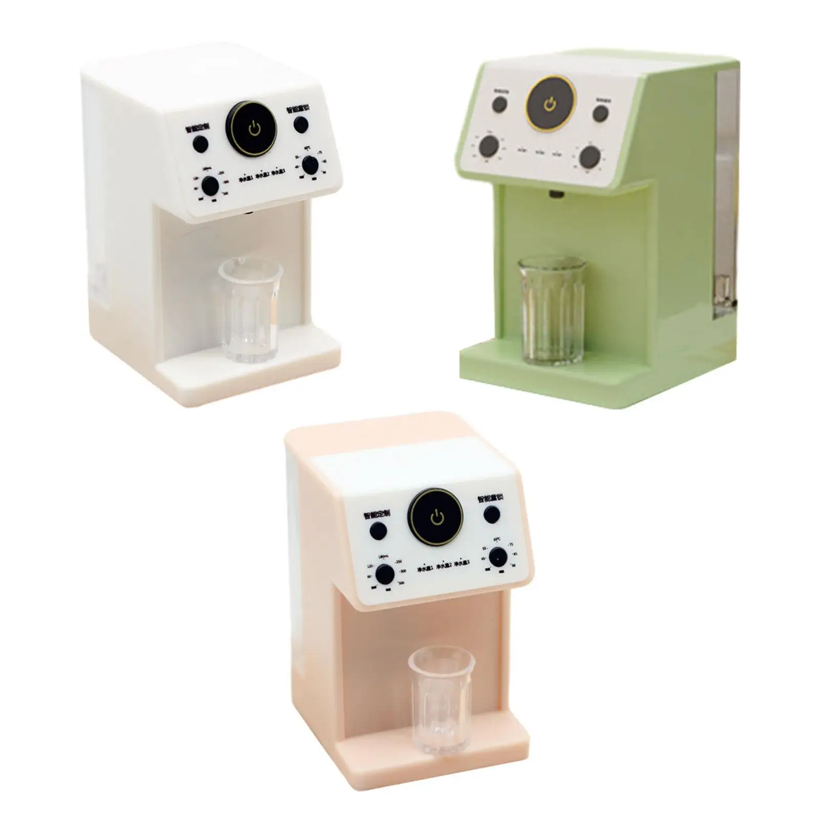 Dollhouse Mini Water Dispenser Kitchen Appliances Model Durable Funny Doll House Accessories for Dollhouse Diorama Decoration