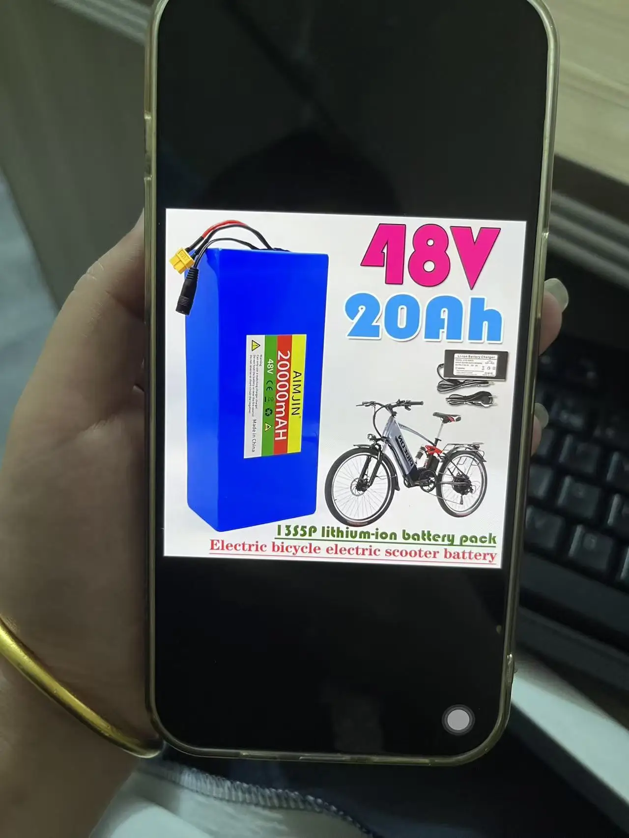 

Brand new original 13S5P 48v 20ah 500-1000W large capacity lithium battery uses most vehicles and supports product customization