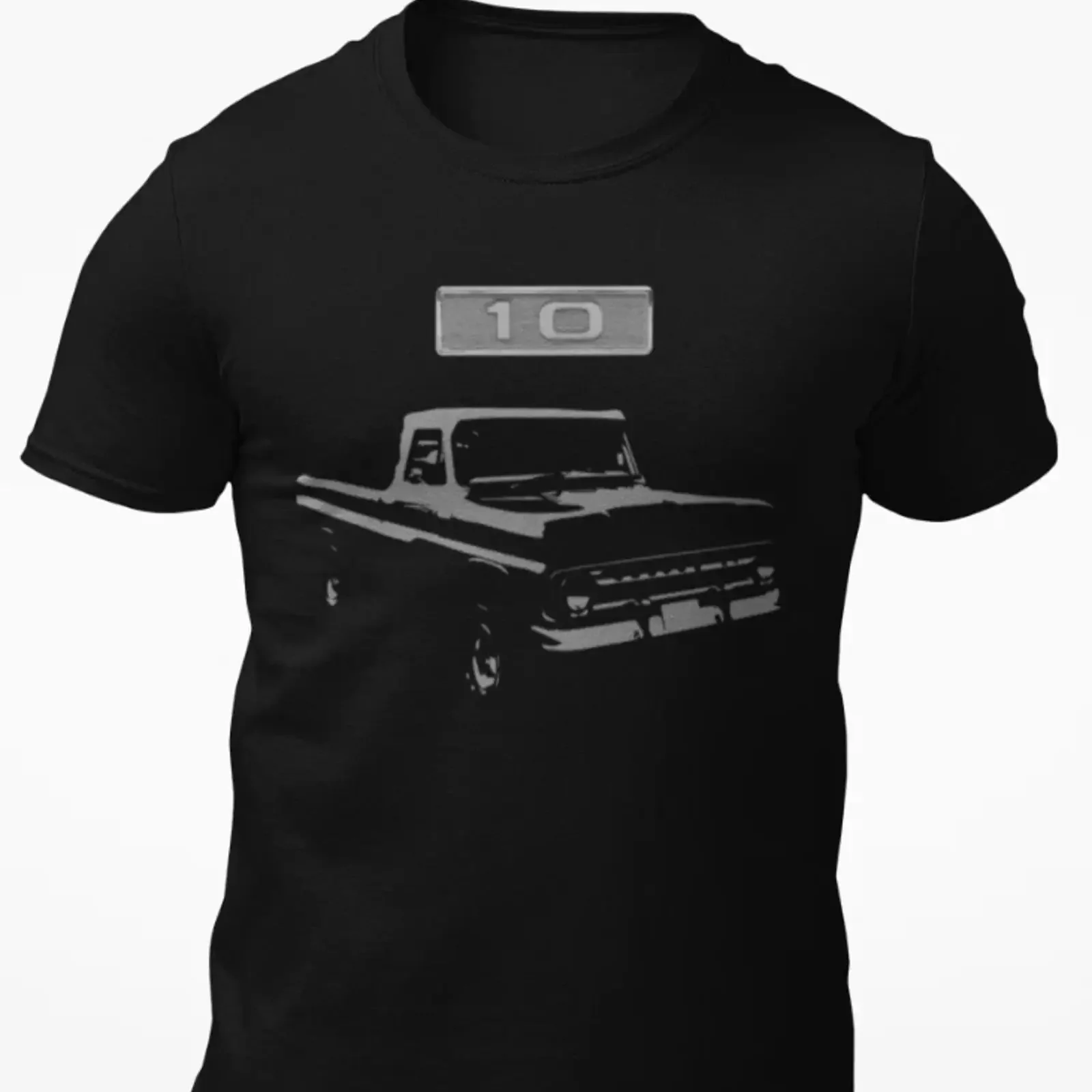 1965 Chevry C10 Fleetside Pickup Truck  T Shirt vintage Washed graphic Casual Soft Breathable Stretched streetwear Comfortable