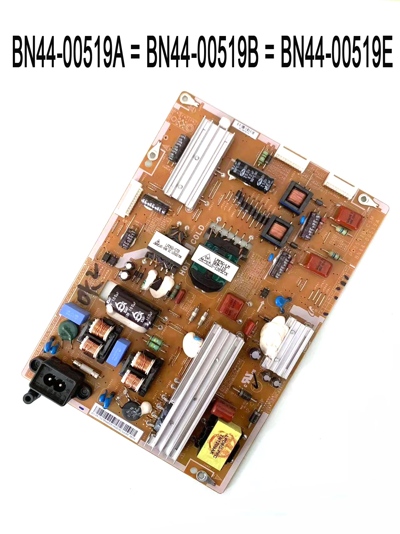 

BN44-00519A = BN44-00519B = BN44-00519E PD55B1D_ CSM Power Supply Board is for UA50ES6200M UE50ES6100W UE50ES63000U UE55ES6100W