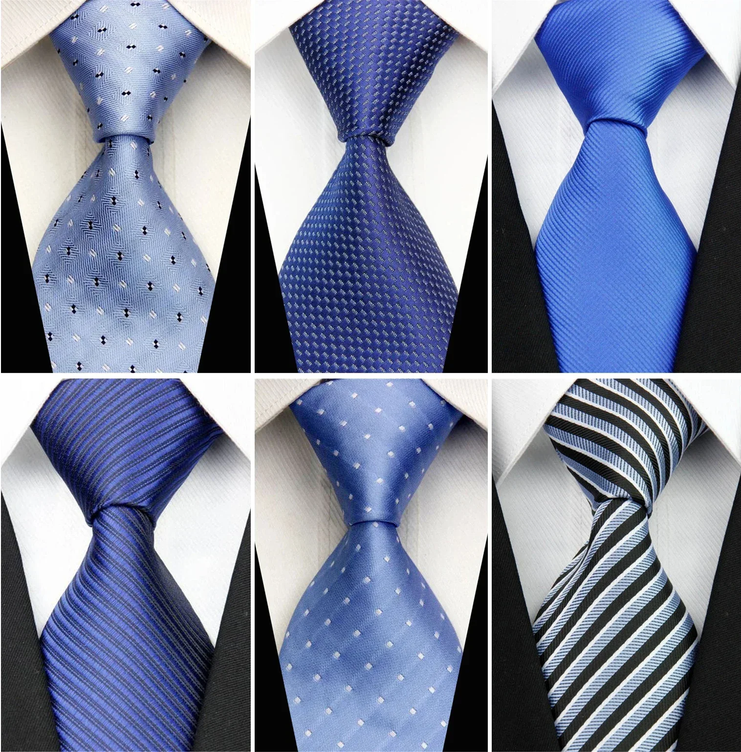 Corbatas de seda de moda para hombres y mujeres, accesorios de 3 \