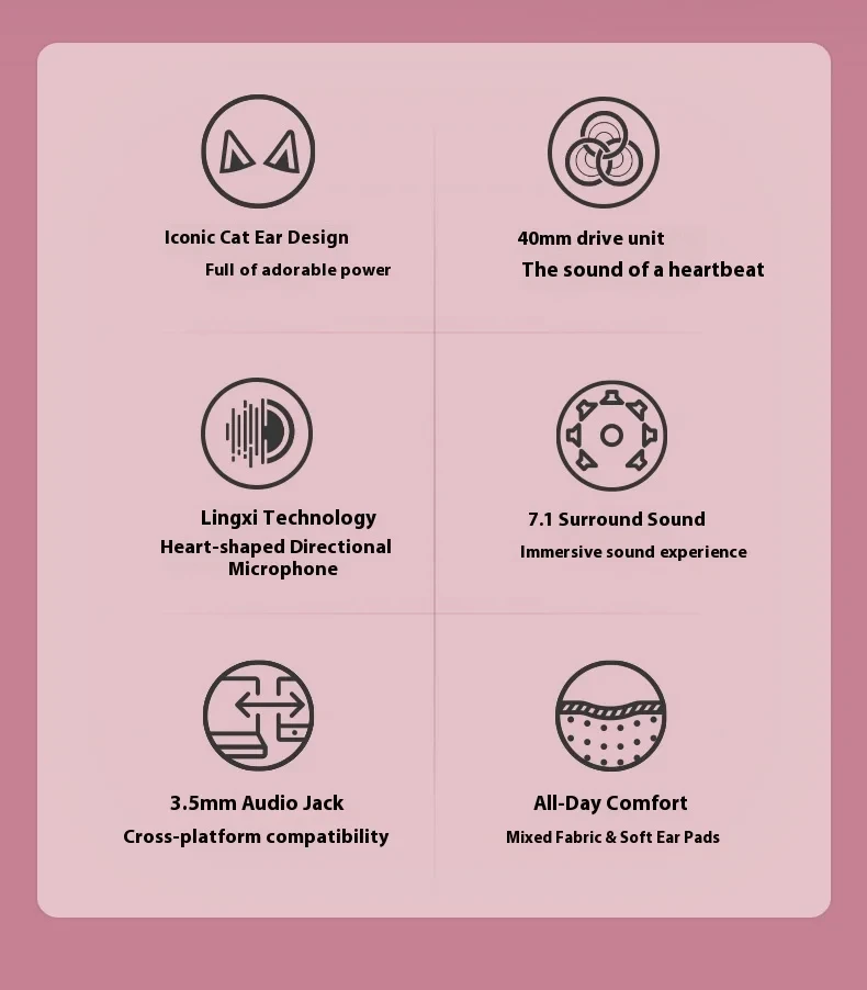 Razer Kraken Kitty V3 X سماعات رأس سلكية مع ميكروفون مثبت على الرأس سماعة ألعاب الرياضات الإلكترونية Triforce سماعات خفيفة الوزن للكمبيوتر المحمول #6