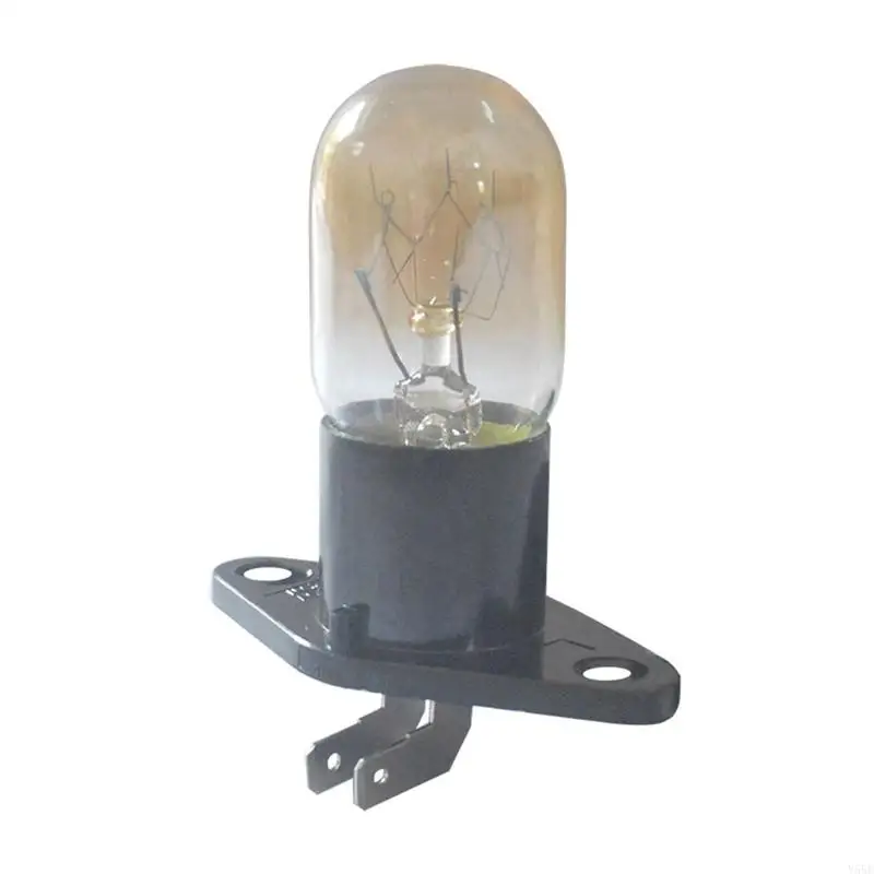 

Y55E Home Mini Oven All-in-one Bulb with Base 250V 2A LED Microwave Light Small High Temp Appliance Bulbs Easy to Install