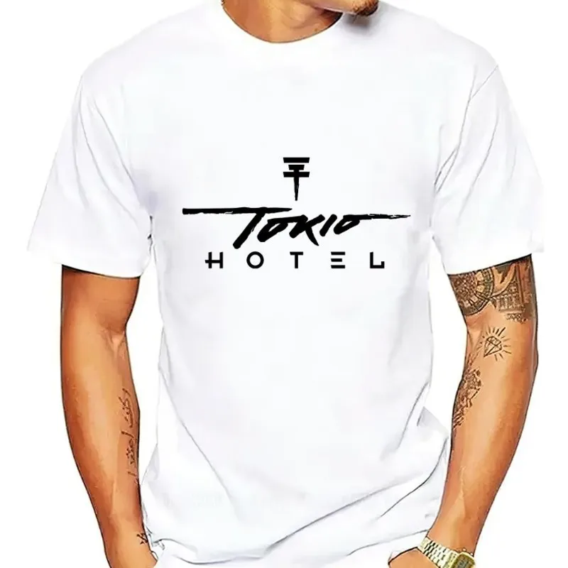 Rock Band Tokio Hotel Humanoid T Shirt Women Couple Combination Clothes Short Sleeve Collar Fashion Cotton