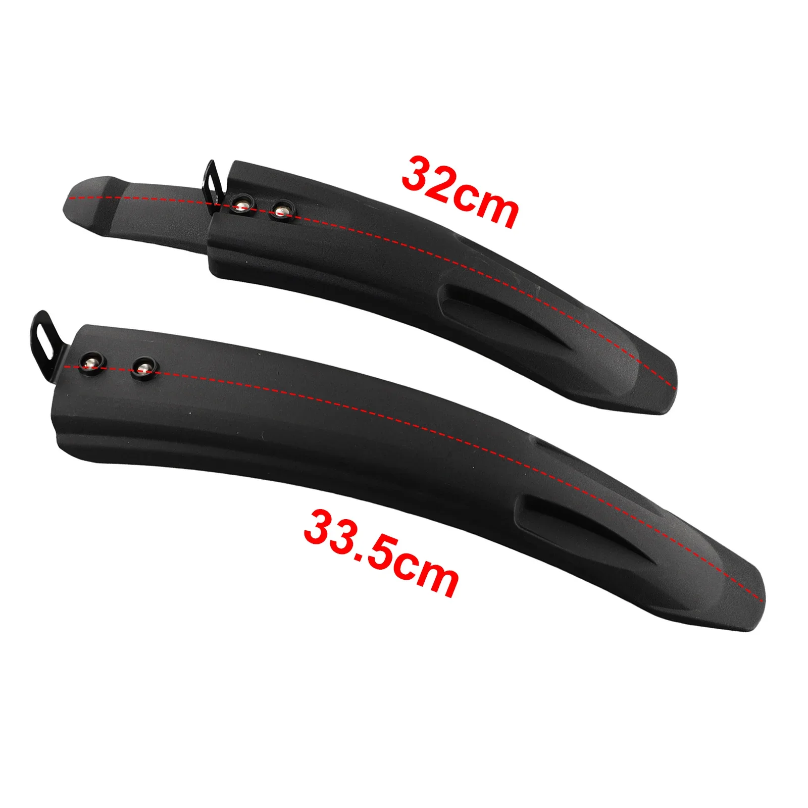 1 Pair Bicycle Fenders 14-18 Inch Electric Scooter Engineering Mudguard Plastic Tough Accessories Cycling Equipment