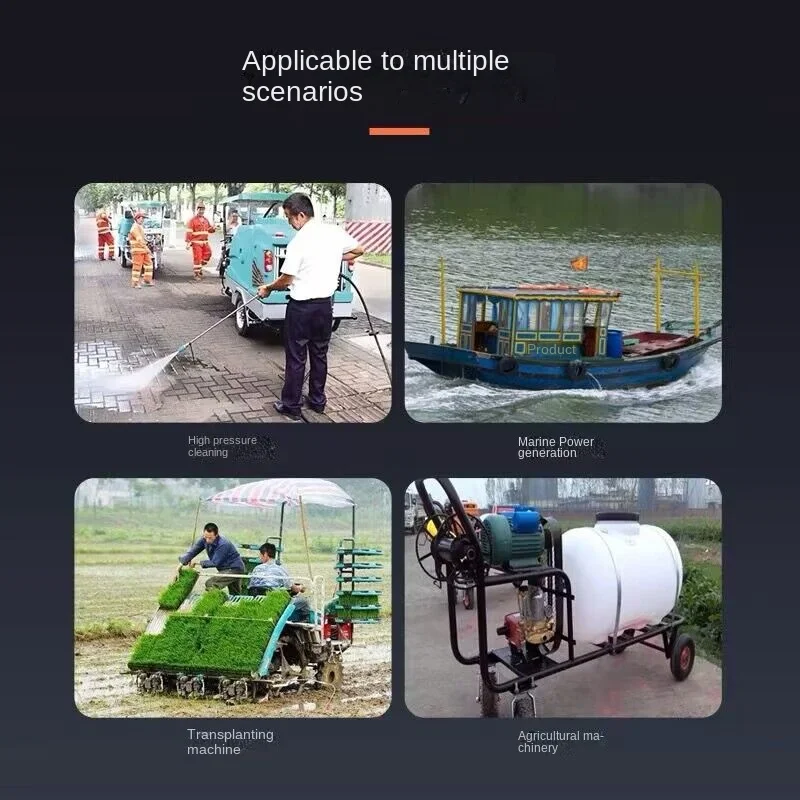

Cheap5KW 170F gasoline engine single-cylinder four-stroke micro-cultivator spraying machine agricultural water pump air