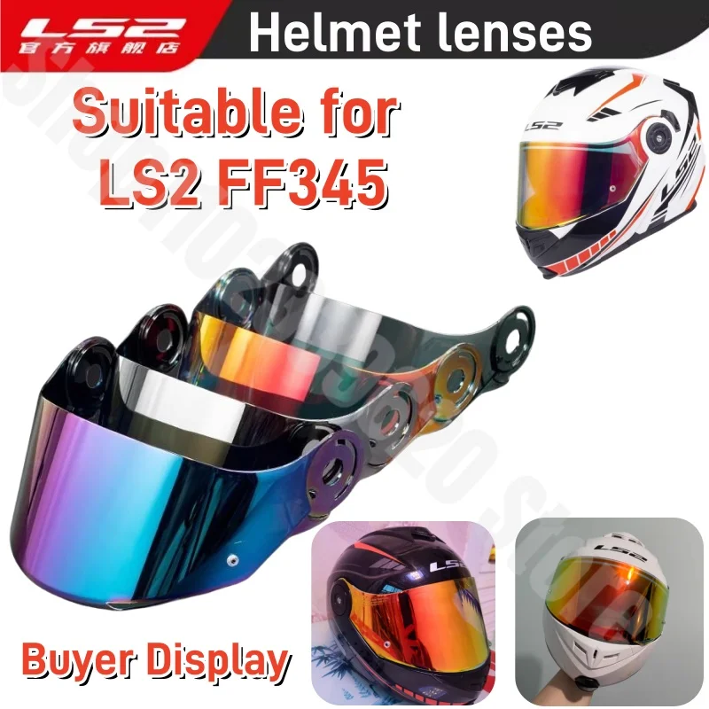 Motorcycle Helmet Lenses Suitable for LS2 FF345 Original Factory Lenses for Sun Protection Wind Protection Dust Prevention