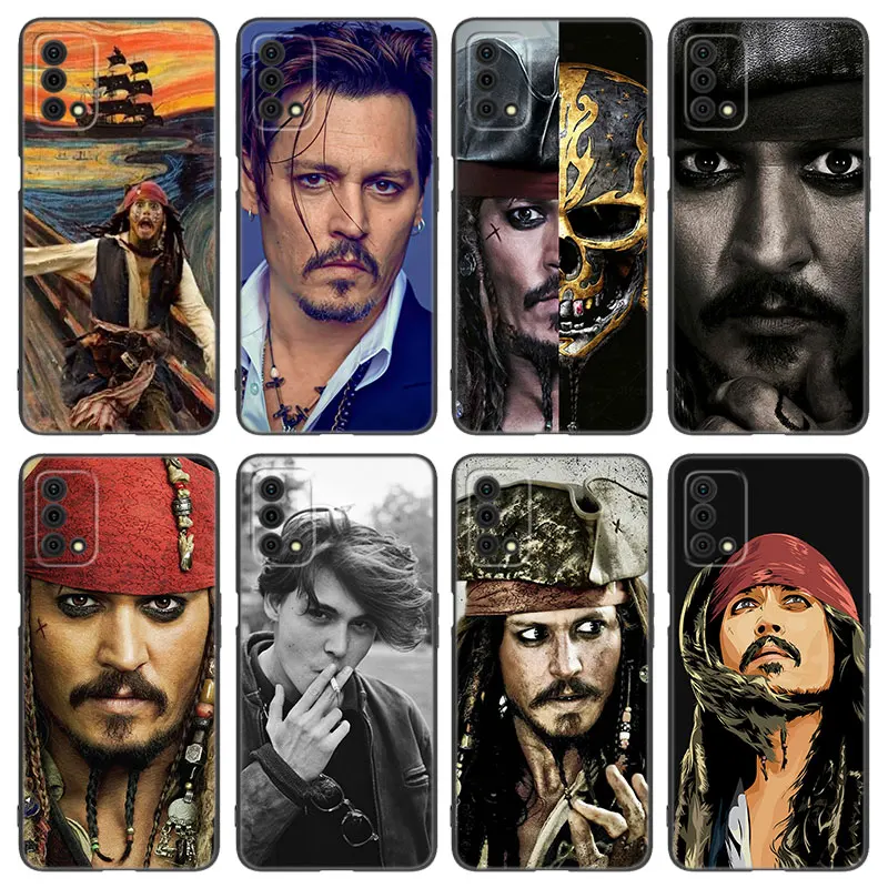 Johnny Depp Phone Case For OPPO Reno 10 11 Pro A55 A57 A58 A72 A74 4G A54 A78 A98 5G A53 A93 2020 A15 A16 A17 A38 A76 A92 A94