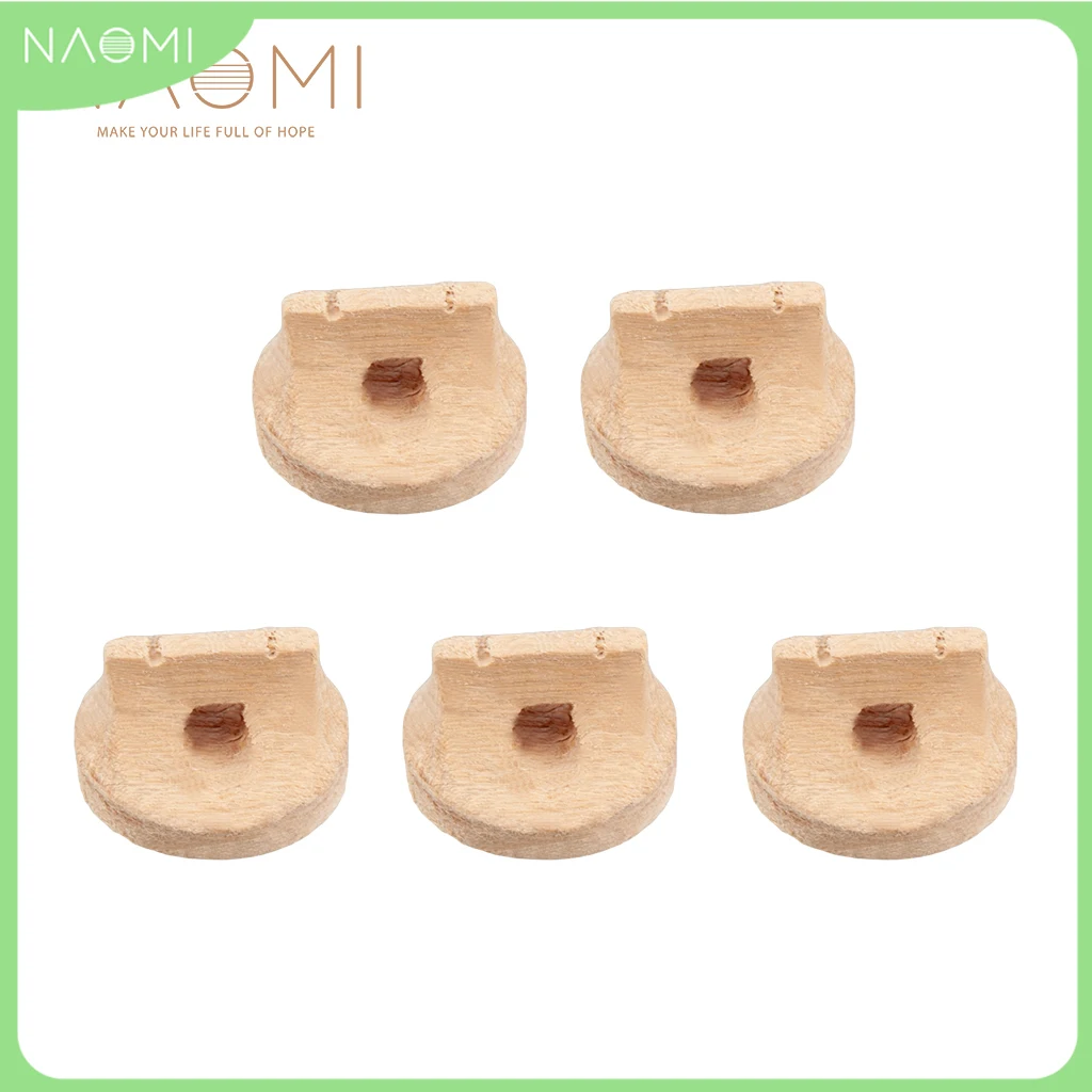 

NAOMI 5PCS Erhu Perform Bridge Maple Erhu Bridge String Instrument Accessory For ChineseTraditional Musical Instrument Lovers