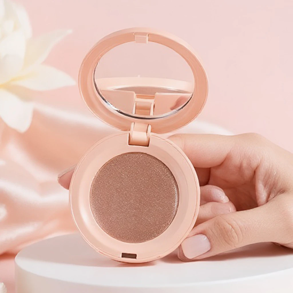 Long Lasting Face Highlighter Powder Glitter Instant Silky Skin Glow Contouring Palette Waterproof Baked Shimmer