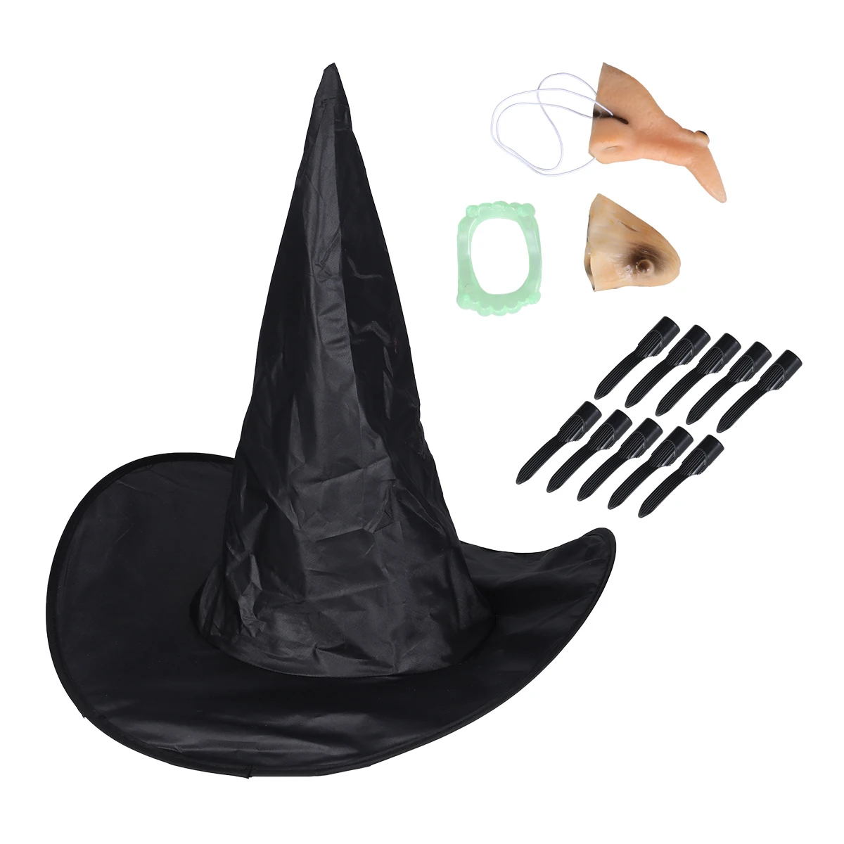 5 Pcs Witch Decoration Kit Costumes Halloween Hat Accessories Decorations Child