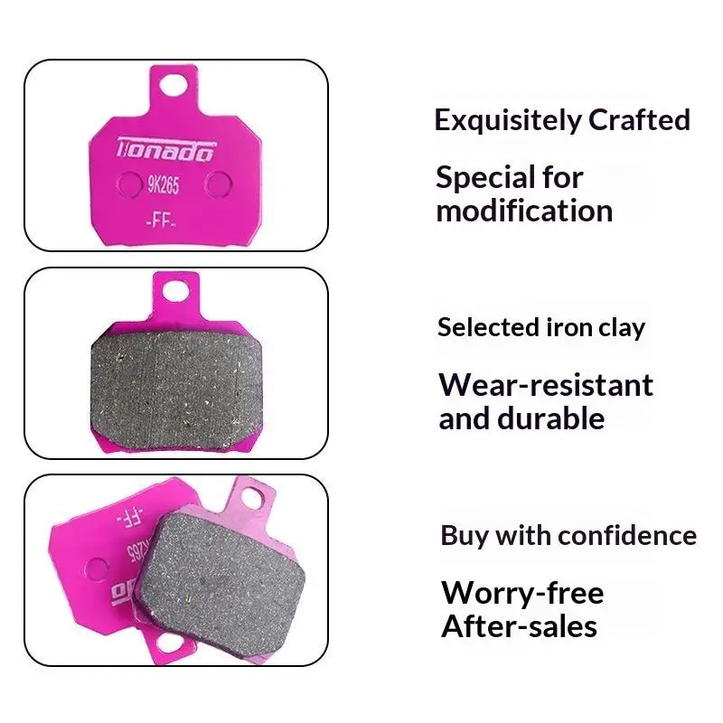 NEW Pink Disc Brake Pads For Motorcycle Caliper 82‑84Mm 40Mm Radial Fit GP4 RPM Adelin Frando HF6 F101 Modification Repair Parts