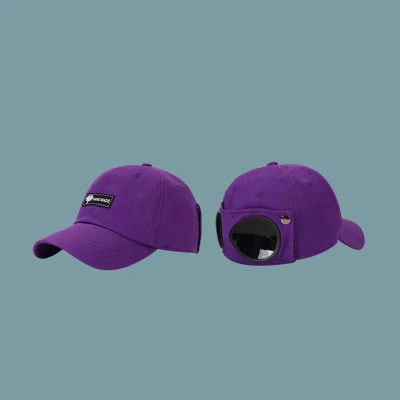 2026 Neue Mode Pilotenmütze Sommer Persönlichkeits-Brillen-Baseballkappe Unisex Trend Sonnenbrillen-Baseballkappe – Detail 8
