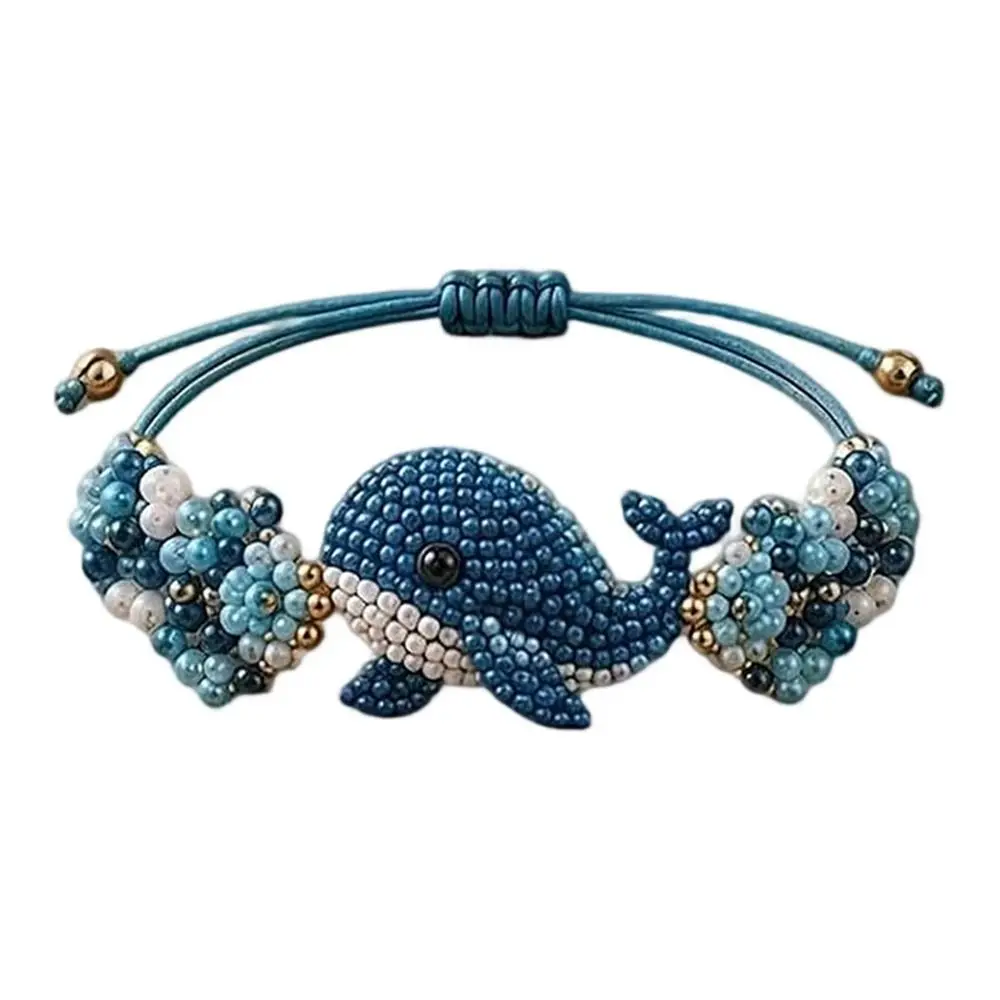 3D Design Beaded Bracelet Kit Cute Charm Handmade Bead Animal Bracelet Kit Full Set Creative Craft DIY Bracelet Making Kit