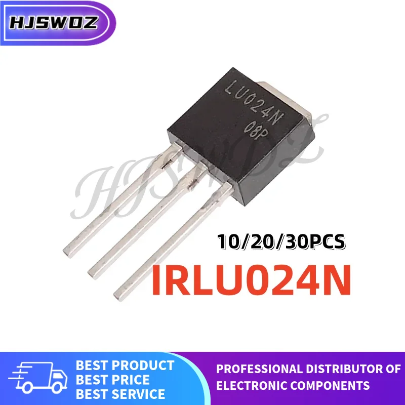 10-30PCS IRLU024NPBF IRLU024N IRLU024 LU024N TO-251 MOSFET Field effect Transistor Brand New In Stock