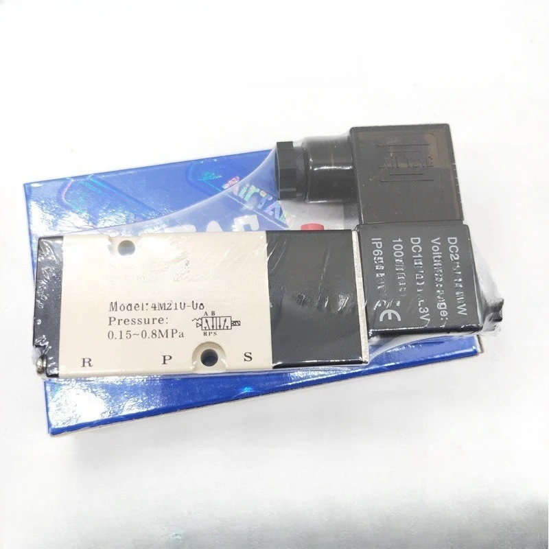 Parts are suitable for AirTAC AirTAC solenoid valve 4M120-M5A/B 4M120-06A/B two-position five-way original and genuine