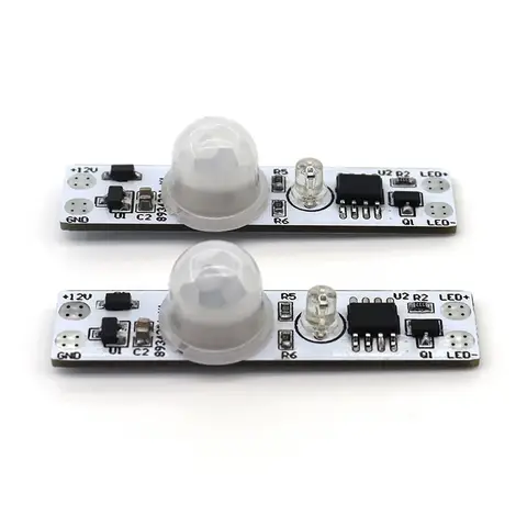 Touch Control Sensor PIR Motion Touch Switch Capacitive Module PIR Motion Sensor 5V-24V 3A LED Dimming Control Lamps Short Distance Scan Sweep Hand Sensor