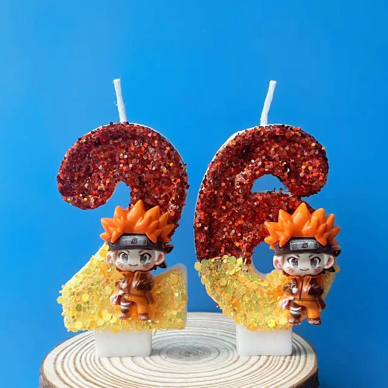 

Naruto Birthday New Style Candle Number Birthday Cake Creative Handmade Boy Celebration Boxed Decorative Candle Fun Gift