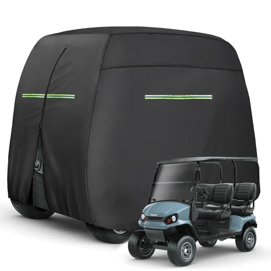 

Cart Cover 2 4 42 Passenger Heavy Duty Universal Fit for Yamaha EZGO Club Car, 600D Waterproof Windproof Sunproof Golf Cart Seat