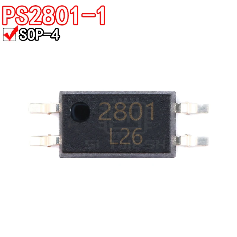 50PCS PS2801-1 PS2801-1-F3 patch SOP4 photocoupler