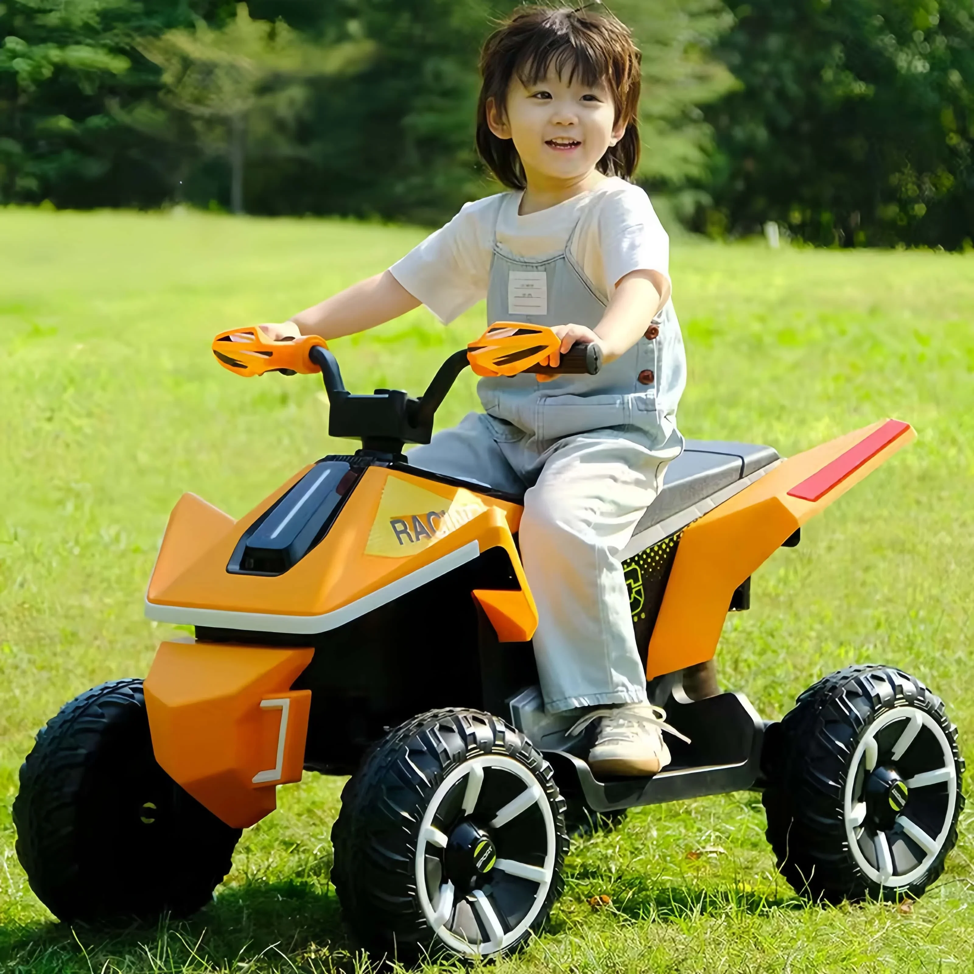 Children's Electric ATV Can Sit Toy Car Off-road Vehicle Remote Control Car Baby Toy Electric Car