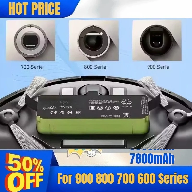 New 14.4V Lithium Ion Battery for IRobot Roomba Cleaner 900 800 700 600 Series 890 860 895 675 695 692 690 680 960 980 981 965