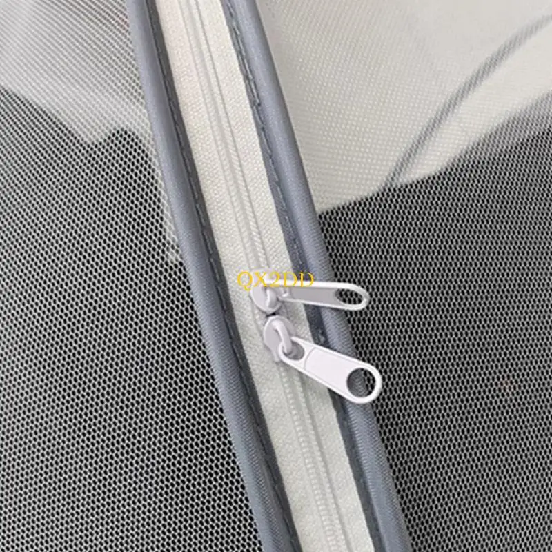 

QX2D Full Coverage Baby Net Strollers Insect Net for Baby Carriers Pushchair Universal Pram Canopy Insect Netting Cover