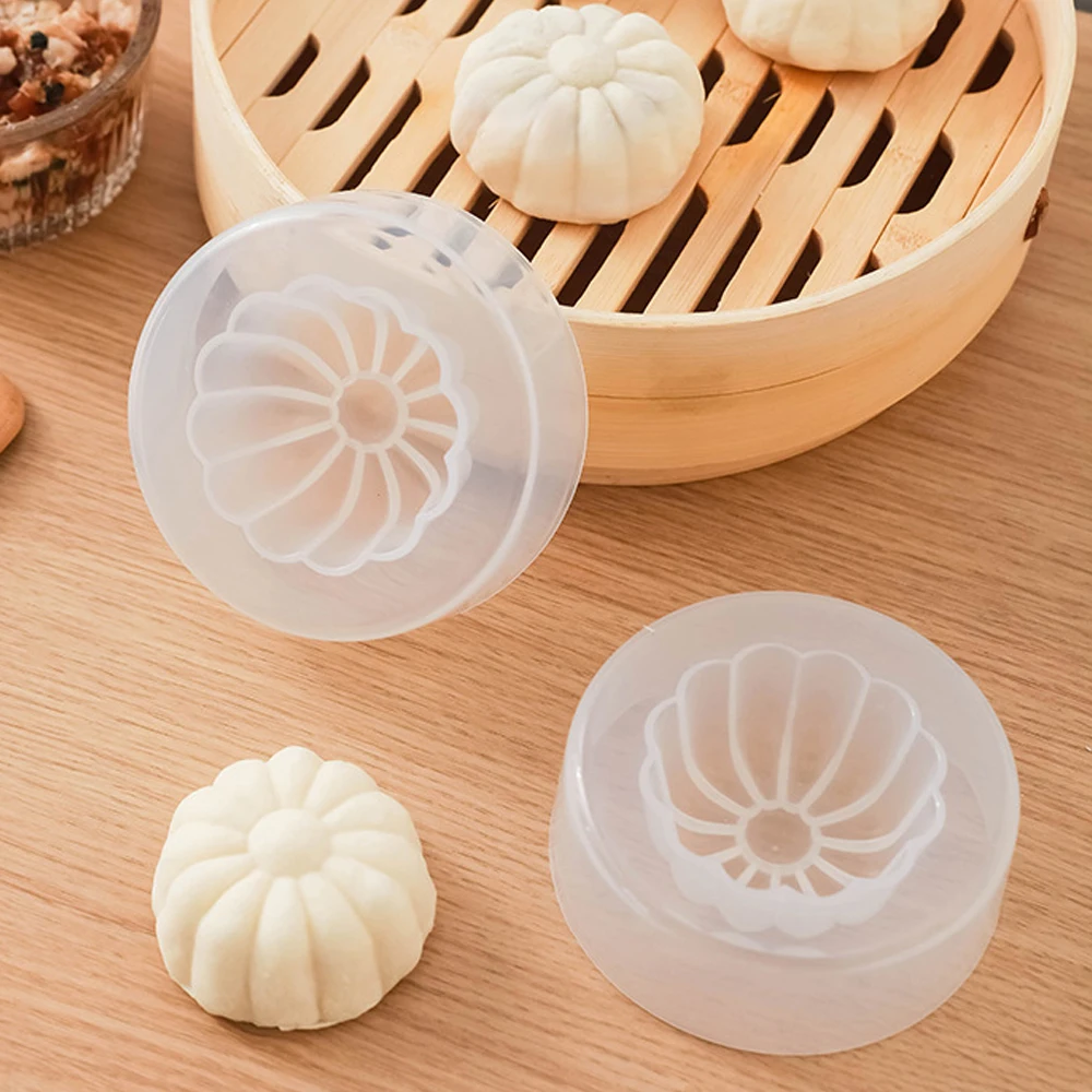 Bun Making Mould Chinese Baozi Molds DIY Pastry Pie Dumpling Maker Baking and Pastry Steamed Stuffed Tool Kitchen Accessories