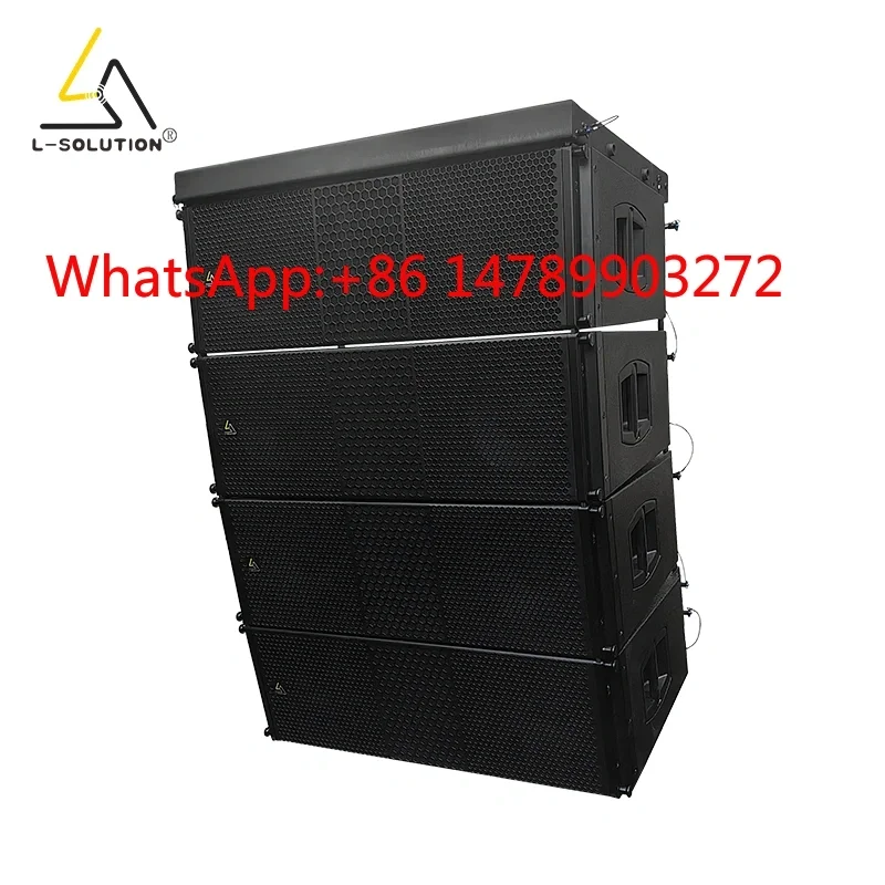 L-Solution A12 1600W Neodymium 4-Channel 3-Way Active Line Array Speaker