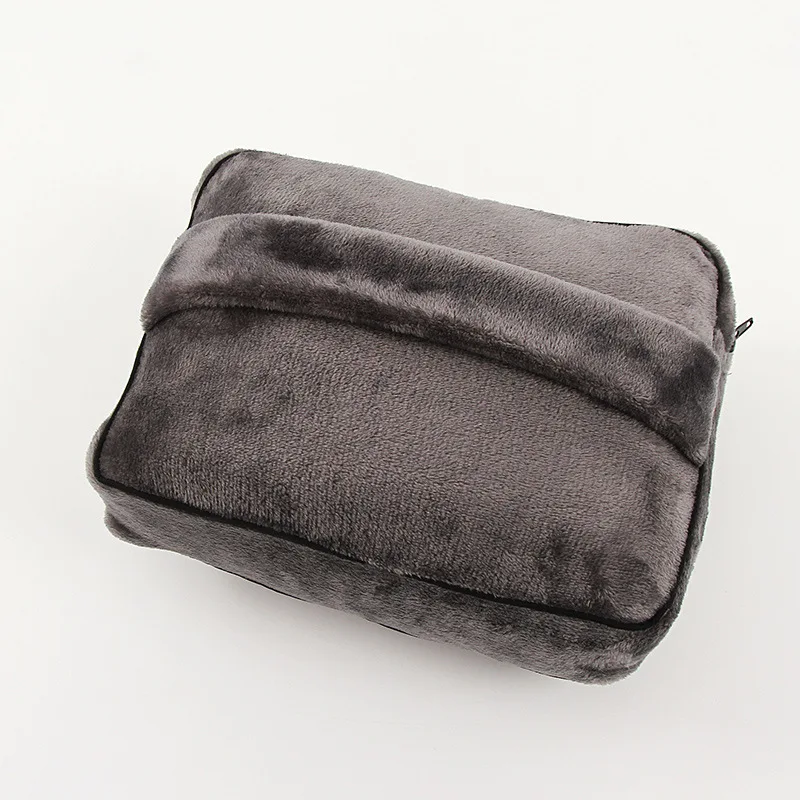 

Portable Plush Cozy Foldable Travel Car Blanket Soft 2 In 1 Airplane Pillow Blanket with Storage Bag Cushion Blanket 100x160cm