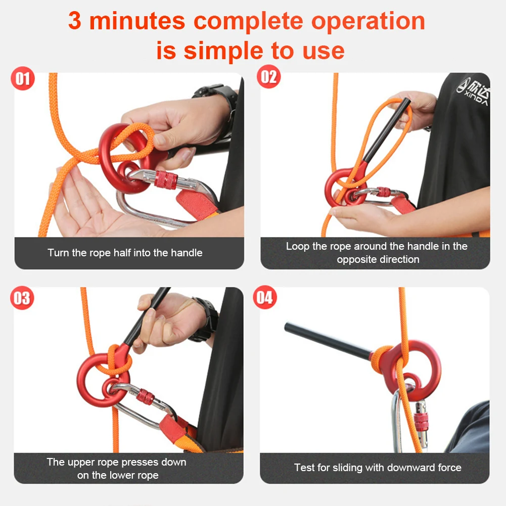 9-Shape Rigging Descender Aluminum Alloy Rigging Plate Rock Climbing Cable Descent Device for Rappeling Device