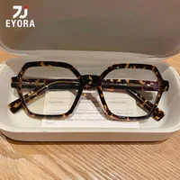 EYORA, gafas de lectura graduadas poligonales a la moda, gafas para miopía para mujer, gafas ópticas progresivas antiluz azul para hipermetropía
