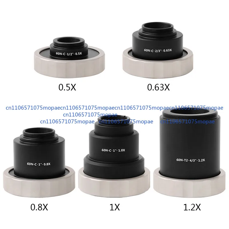 C-Mount Camera TV Adaptor for Zeiss Axio Microscope 0.5X 0.63X 0.8X 1X 1.2X